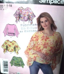4120 CUTE SHAPED SOFT TOPS, PONCHOS EZ PATTERN 8-18